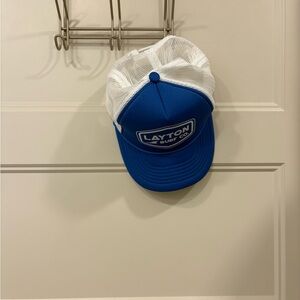 Blue and White Trucker Hat